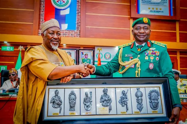 Nigeria's Defence minister approach terrorism