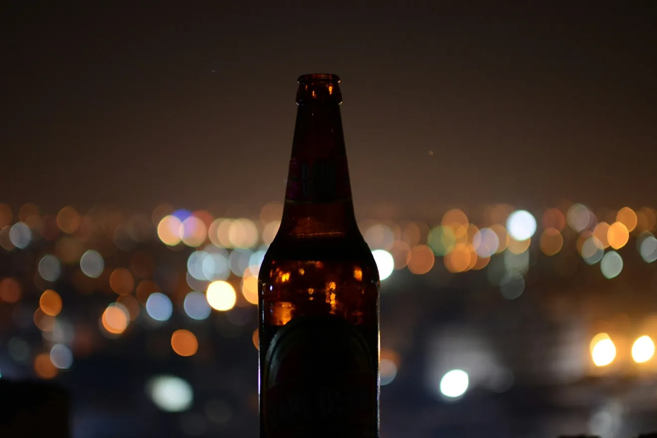 Bottle of alcohol