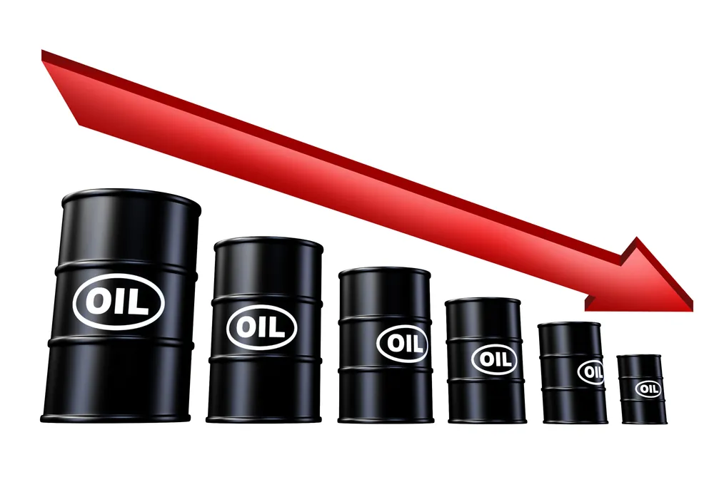 Oil prices drop