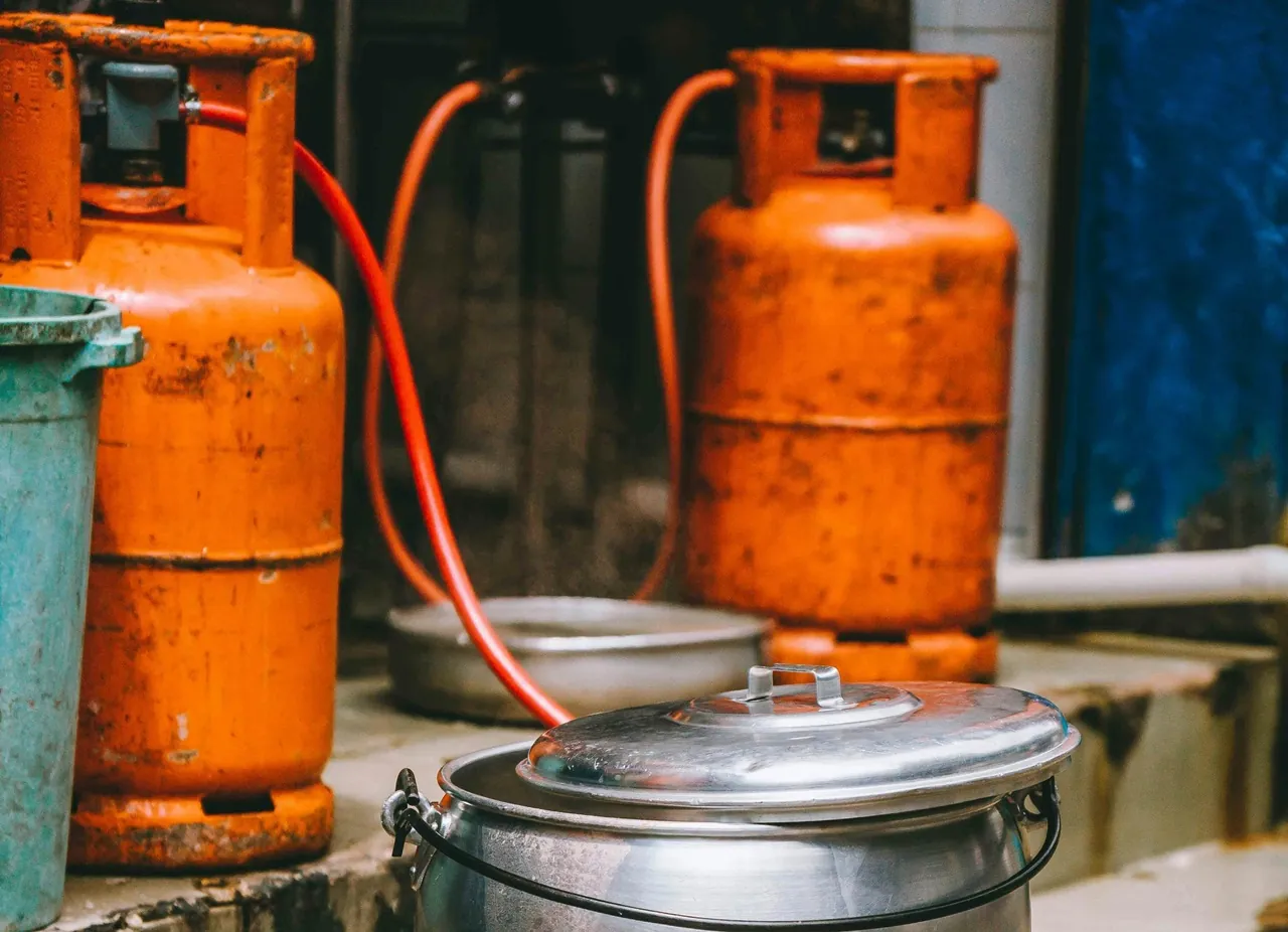 Cooking gas cylinders