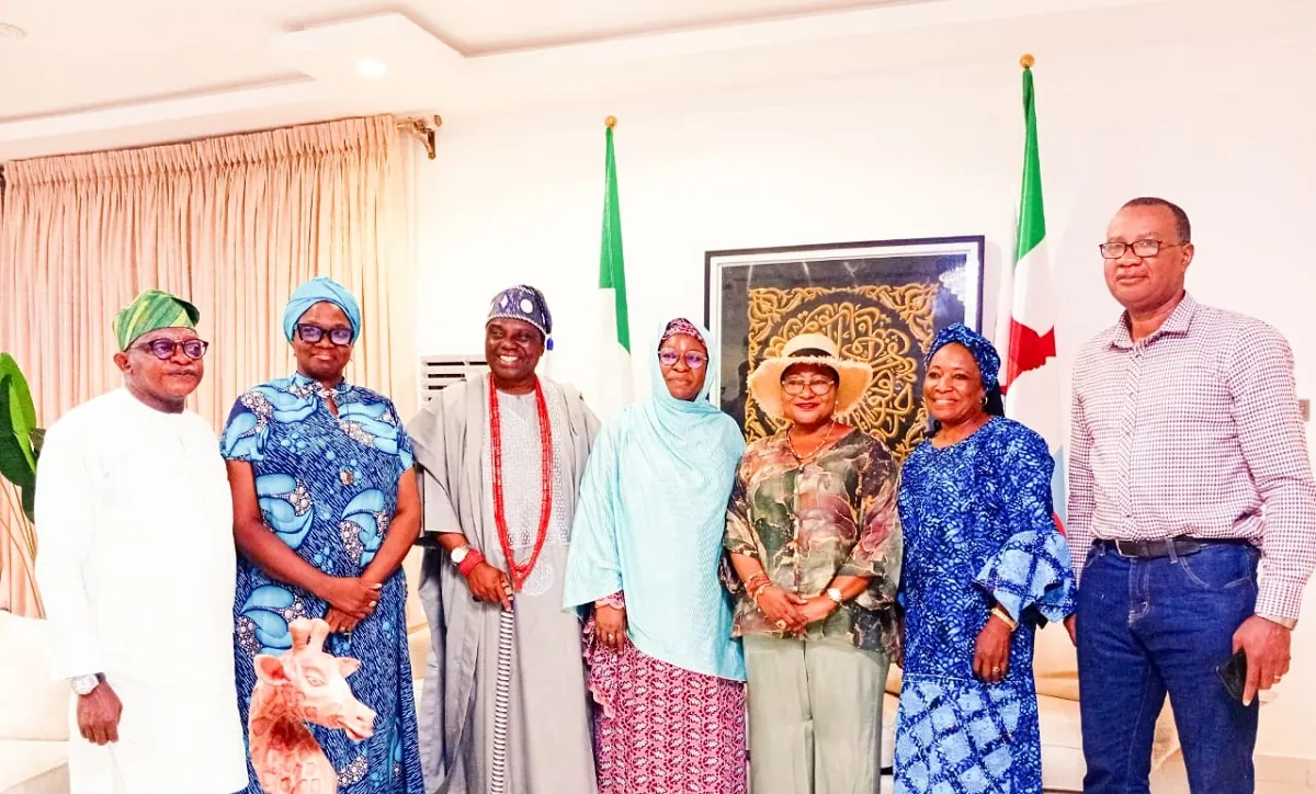 A visiting team from the Federal Ministry of Educstion to Federal University of Agriculture and Development Studies (FUADSI), Iragbiji,