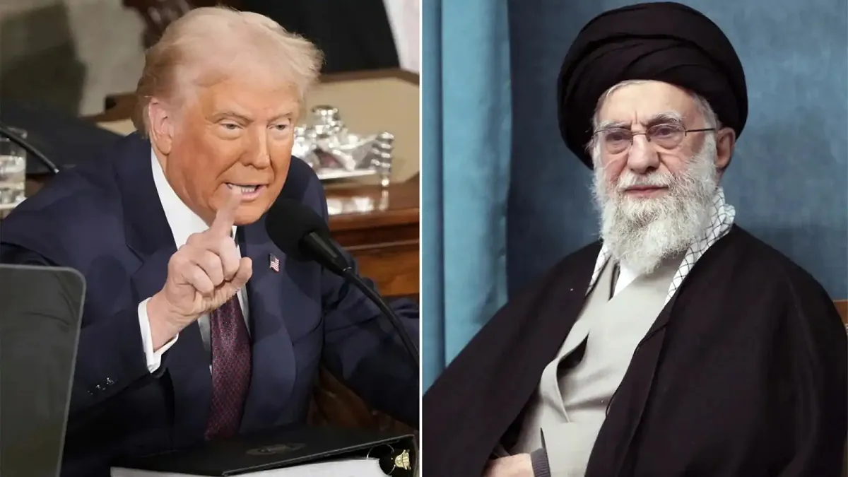 US President Donald Trump and Iran's Supreme Leader, Ali Khamenei