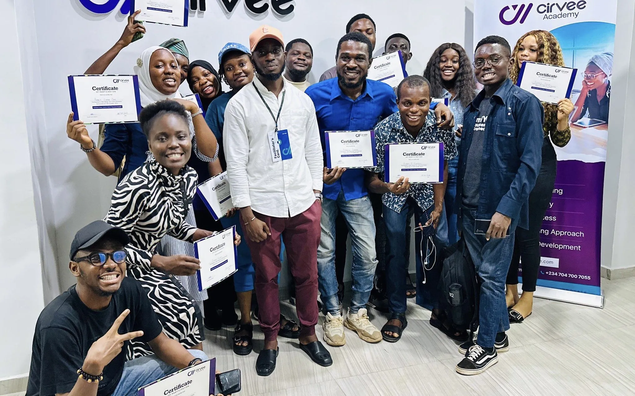 Adefemi Adele facilitates no-code web design bootcamp at Cirvee Tech Academy