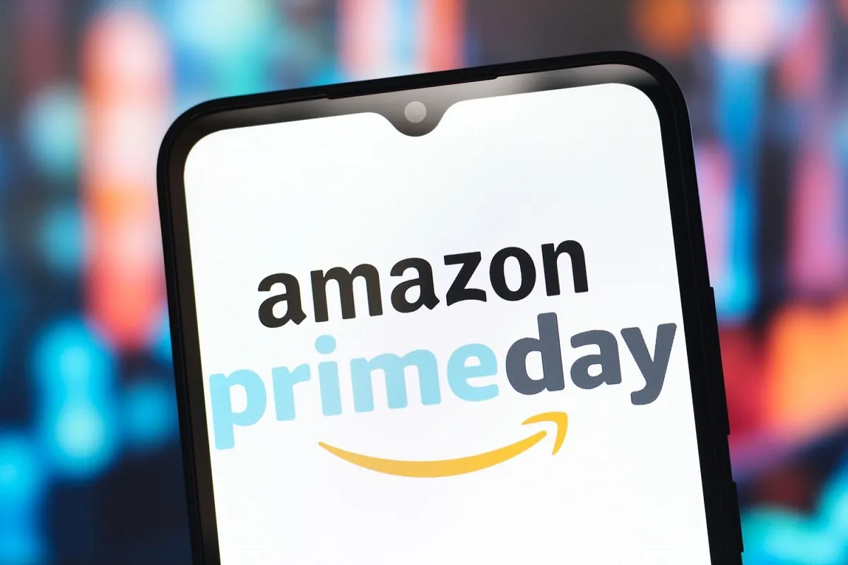 Amazon Prime Day displayed on a smartphone,