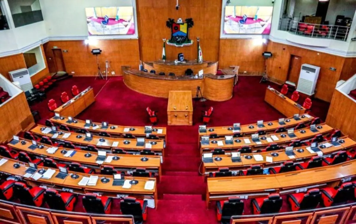 Lagos house of assembly during plenary,