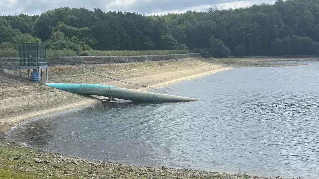 The water reservoir level in Yorkshire that necessitated Hosepipe ban in parts of UK,